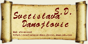 Svetislava Danojlović vizit kartica